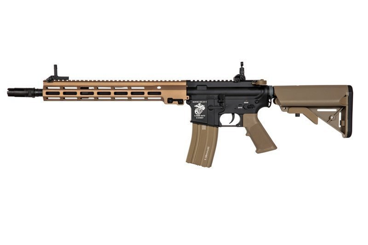 Страйкбольна штурмова гвинтівка Specna Arms M4 Sa-A34P Half Tan - зображення 1