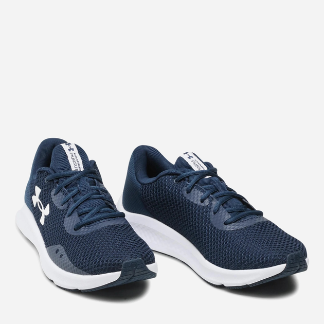 Buty do biegania po asfalcie męskie Under Armour Charged Pursuit 3 3024878-401 45 (11US) 29 cm Granatowe (195252758301) - obraz 2