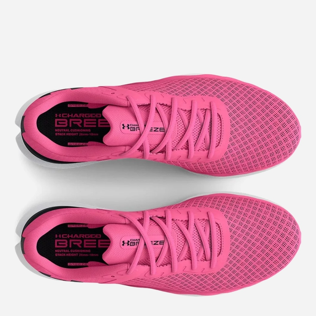 Жіночі кросівки для бігу Under Armour Charged Breeze 3025130-601 36 (5.5US) 23 см Рожеві (195253644726) - зображення 3
