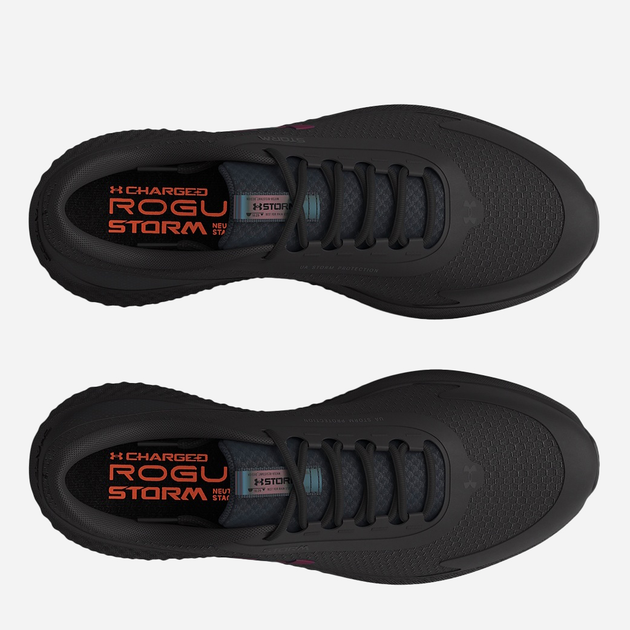 Чоловічі кросівки для бігу Under Armour Charged Rogue 3 Storm 3025523-001 44 (10US) 28 см Чорні (196039102362) - зображення 4