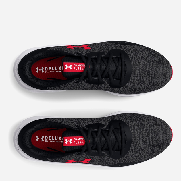 Buty do biegania męskie Under Armour Charged Pursuit 3 Twist 3025945-002 40 (7US) 25 cm Czarne (195253652677) - obraz 4