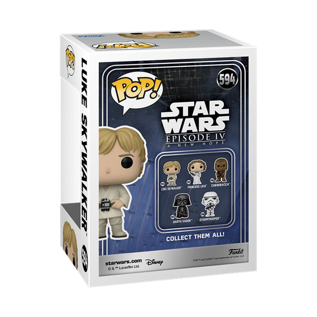 Фігурка Фанко Поп Зоряні Війни Люк Скайуокер Funko Pop Star Wars Luke Skywalker SW LS 594 - Фото 2 Фігурка Фанко Поп Зоряні Війни Люк Скайуокер Funko Pop Star Wars Luke Skywalker SW LS 594 - зображення 2