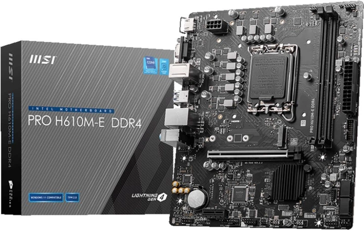Płyta główna MSI Pro H610M-E DDR4 (s1700, Intel H610, PCI-Ex16) - obraz 5