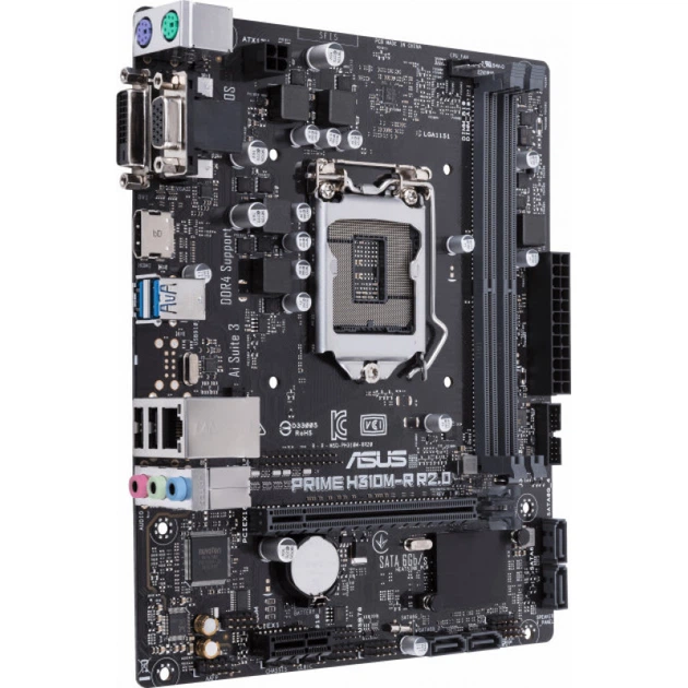 Материнская плата ASUS PRIME H310M-R R2.0 - изображение 2