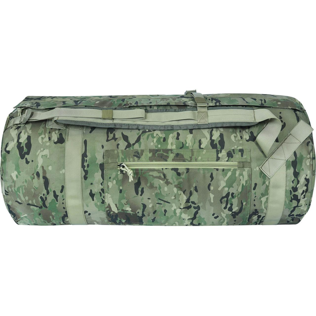Тактична сумка баул із водонепроникної тканини Bagland 110 л баул-рюкзак кольору мультикам - зображення 1