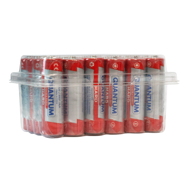 Солевая батарея Quantum Hard R6P/AA 24 шт/уп plastic case – фото ...