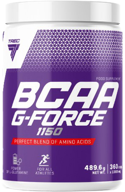 Амінокислоти Trec Nutrition BCAA G-Force 1150 360 капсул (5902114017415) - зображення 1