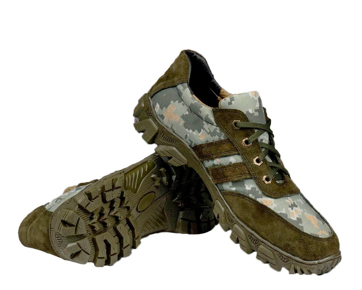 Кросівки тактичні Soilder Піксель колір Олива розмір 40 - зображення 1
