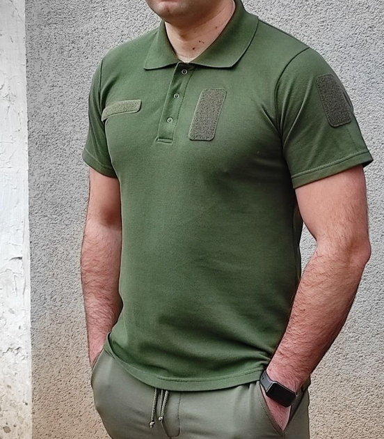 Поло військове тактовне Eva Military колір хакі розмір XL - зображення 2