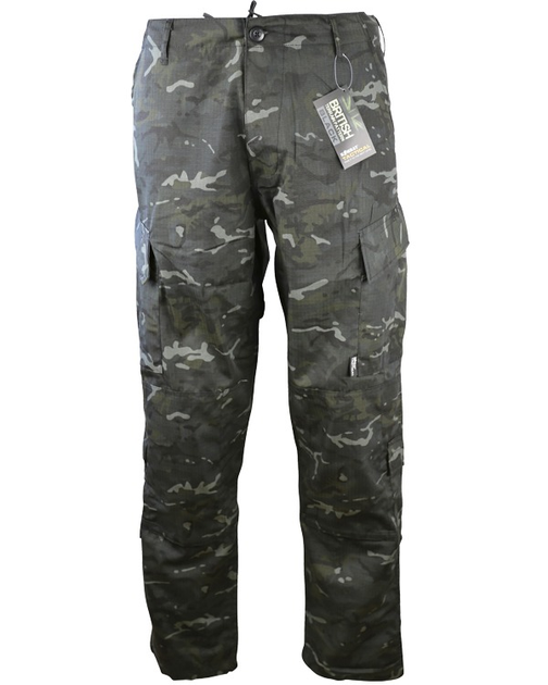 Штани тактичні KOMBAT UK ACU Trousers Мультикам чорний (kb-acut-btpbl) - зображення 2