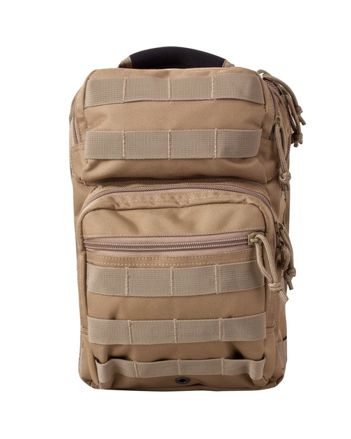 Рюкзак тактичний однолямковий KOMBAT UK Mini Molle Recon Shoulder Bag 10 ltr койот (kb-mmrsb-coy) - зображення 1