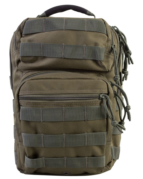 Рюкзак тактичний однолямковий KOMBAT UK Mini Molle Recon Shoulder Bag 10 ltr Uni оливковий (kb-mmrsb-olgr) - изображение 1