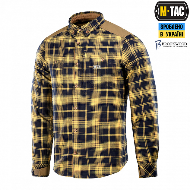 M-Tac рубашка Redneck Shirt Navy Blue/Yellow XL/R - изображение 1