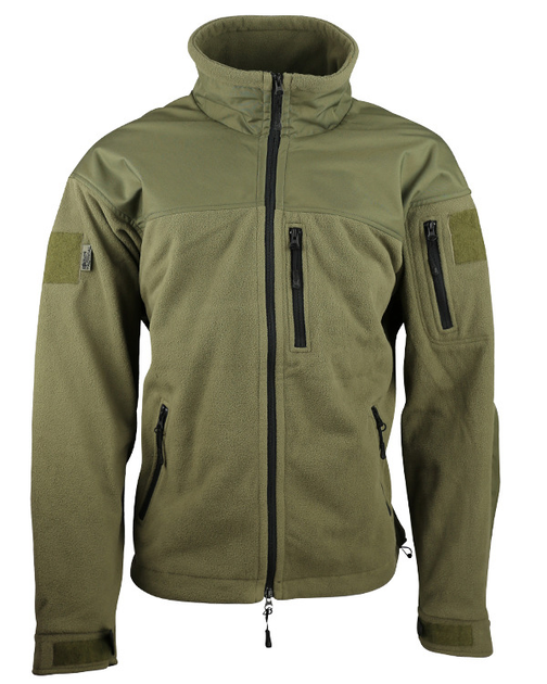 Військова кофта KOMBAT UK Defender Tactical Fleece XL оливковий (kb-dtf-olgr) - изображение 1