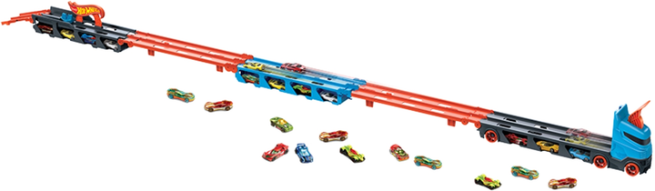 Ciężarówka Hot Wheels Transporter Super Wyścig (GVG37) - obraz 5