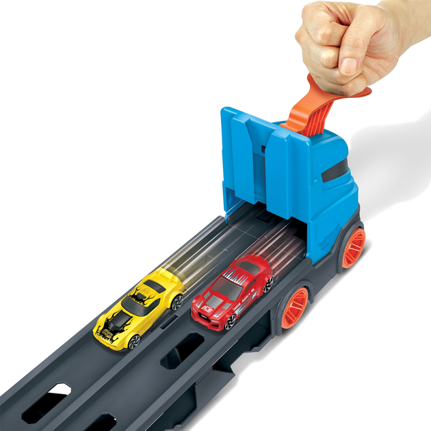 Ciężarówka Hot Wheels Transporter Super Wyścig (GVG37) - obraz 7