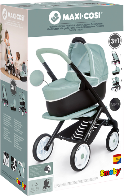 Wózek Smoby Toys Maxi-Cosi&Quinny 3 w 1 Mint (7600253120) - obraz 2