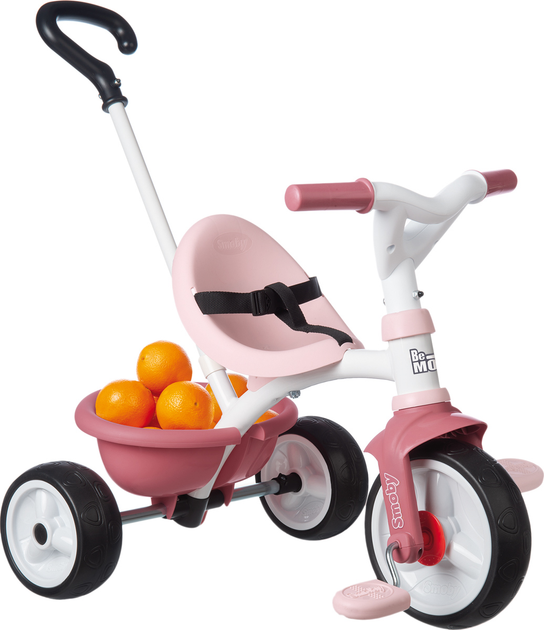 Дитячий велосипед 2 в 1 Smoby Toys Бі Муві металевий Рожевий 68х52х52 см (740332) (3032167403322) - зображення 1