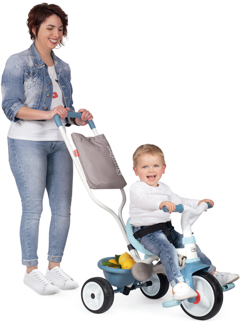 Дитячий велосипед 3 в 1 Smoby Toys Бі Муві Комфорт металевий Блакитний 68х52х101 см (740414) (3032167404145) - зображення 3