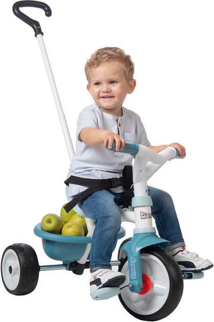 Rowerek dziecięcy 2w1 Smoby Toys Bi Muvy metalik Niebieski 68x52x52 cm (7600740331) - obraz 4
