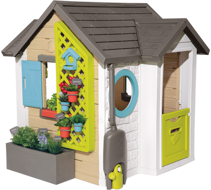 Будинок Smoby Toys Садовий з кашпо та годівницею (810405) - зображення 1