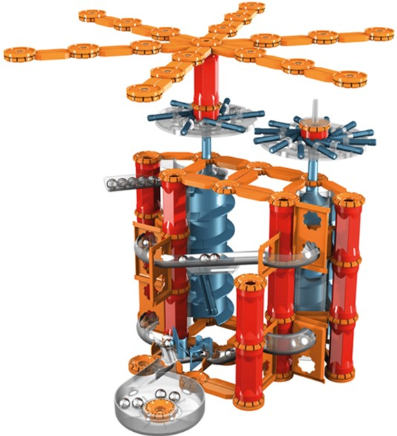 Klocki magnetyczne Geomag Mechanics Gravity 330 elementów (PF.530.776.00) (871772007760) - obraz 1