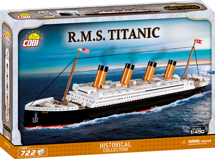 Klocki konstrukcyjne Cobi Titanic 1:450 722 elementy (COBI-1929) - obraz 1