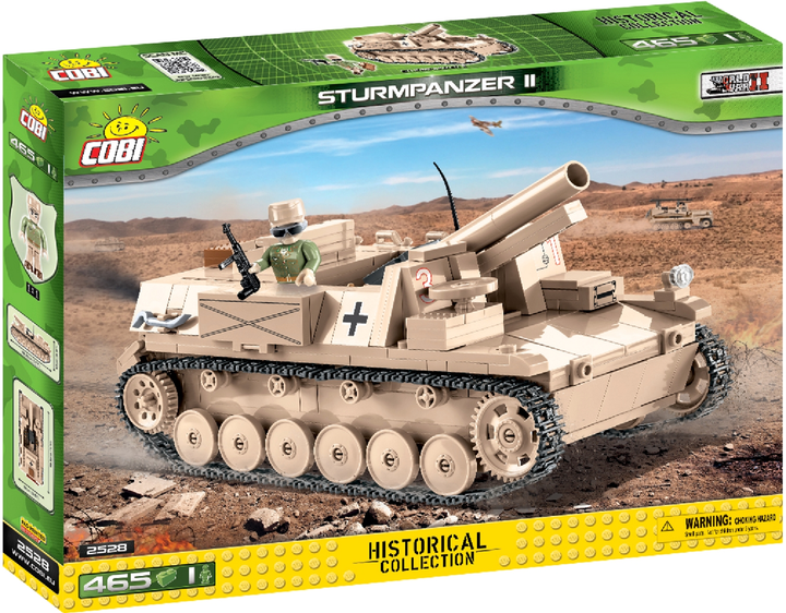 Klocki konstrukcyjne Cobi AHS Sturmpanzer II Bison 465 elementów (COBI-2528) - obraz 1