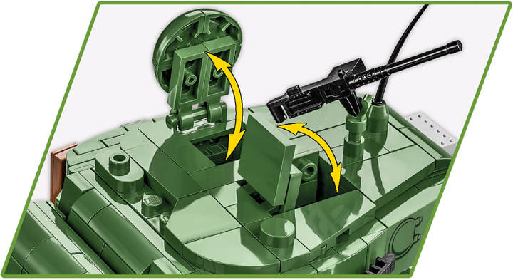 Klocki konstrukcyjne Cobi Czołg M26 Pershing 1:28 904 elementy (COBI-2564) - obraz 4