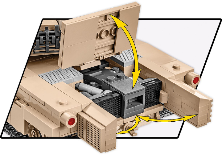 Конструктор Cobi Танк M1A2 Абрамс 975 деталей (COBI-2622) - зображення 6