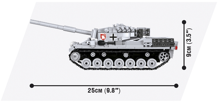 Конструктор Cobi World Of Tanks Леопард 600 деталей (3037) - зображення 4