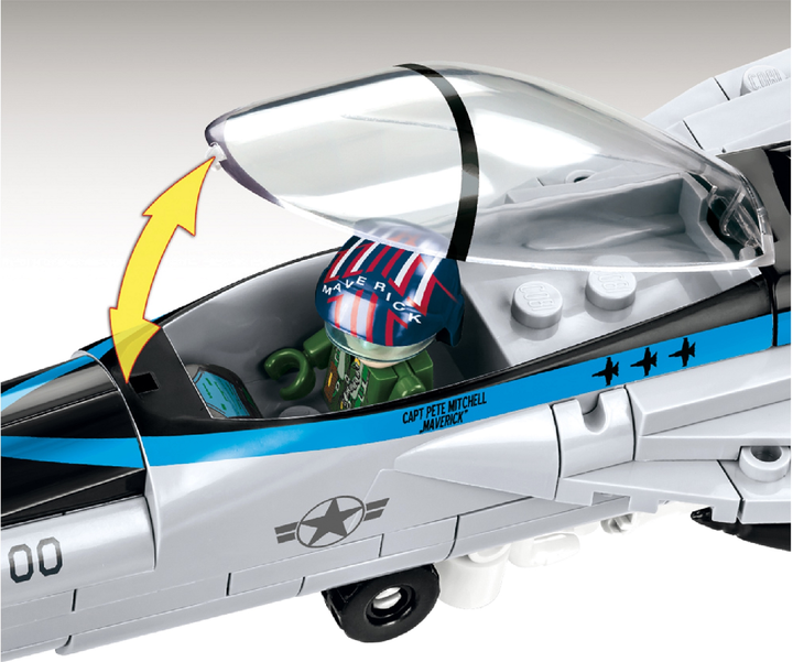 Klocki konstrukcyjne Cobi Top Gun 2 Myśliwiec bombardujący F/A-18E/F "Super Hornet" 570 elementów (COBI-5805) - obraz 5