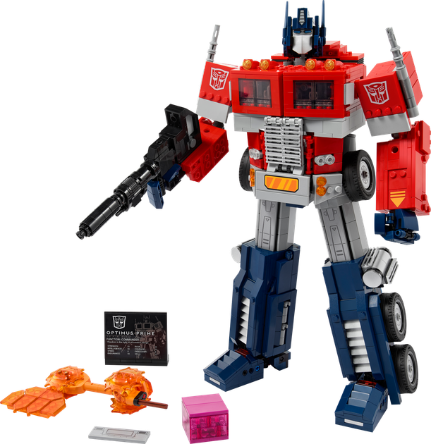 Zestaw klocków LEGO Icons Optimus Prime 1508 elementów (10302) - obraz 6