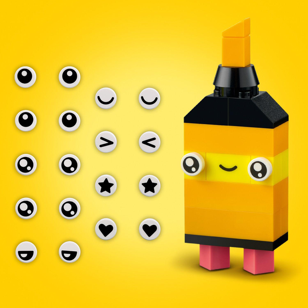 Zestaw klocków LEGO Classic Kreatywna zabawa neonowymi kolorami 333 elementy (11027) - obraz 5