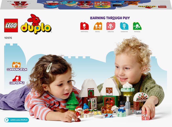 Zestaw klocków LEGO DUPLO Town Piernikowy domek Świętego Mikołaja 50 elementów (10976) - obraz 10