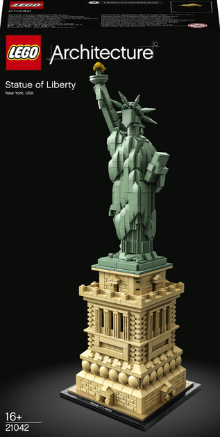 Zestaw klocków LEGO Architecture Statua Wolności 1685 elementów (21042) - obraz 1