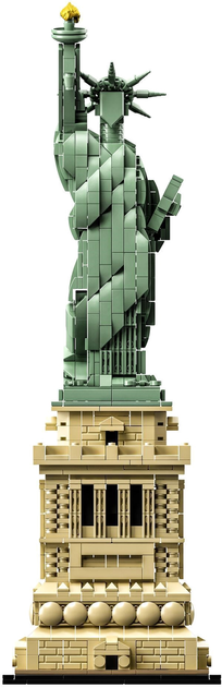 Zestaw klocków LEGO Architecture Statua Wolności 1685 elementów (21042) - obraz 2