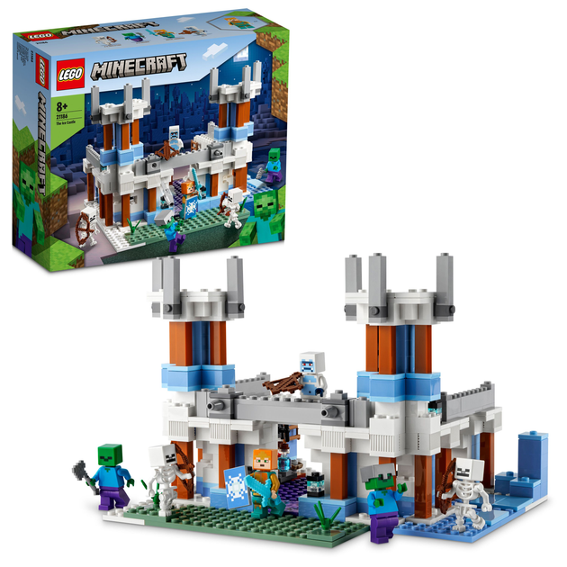 Конструктор LEGO Minecraft Крижаний замок 499 деталей (21186) - зображення 2