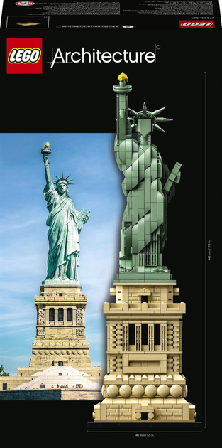 Zestaw klocków LEGO Architecture Statua Wolności 1685 elementów (21042) - obraz 12