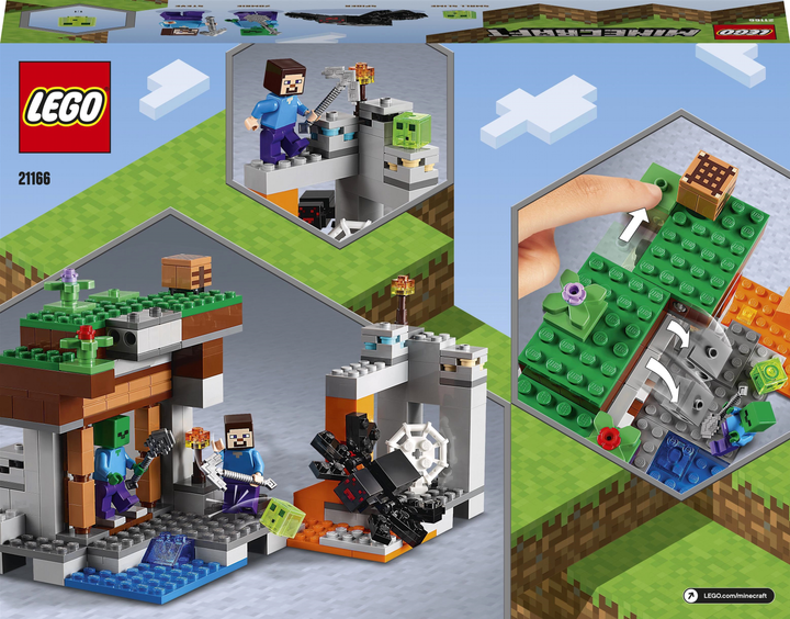 Zestaw klocków LEGO Minecraft Opuszczona kopalnia 248 elementów (21166) - obraz 12