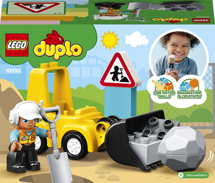 Zestaw klocków LEGO DUPLO Town Buldożer 10 elementów (10930) - obraz 13