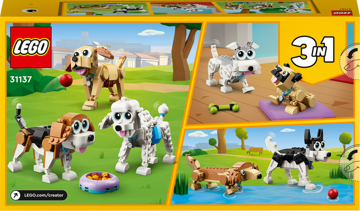 Конструктор LEGO Creator Милі собачки 475 деталей (31137) - зображення 10