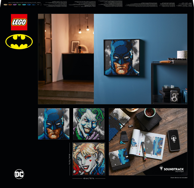 Zestaw klocków LEGO ART Batman z kolekcji Jima Lee 4167 elementów (31205) - obraz 7