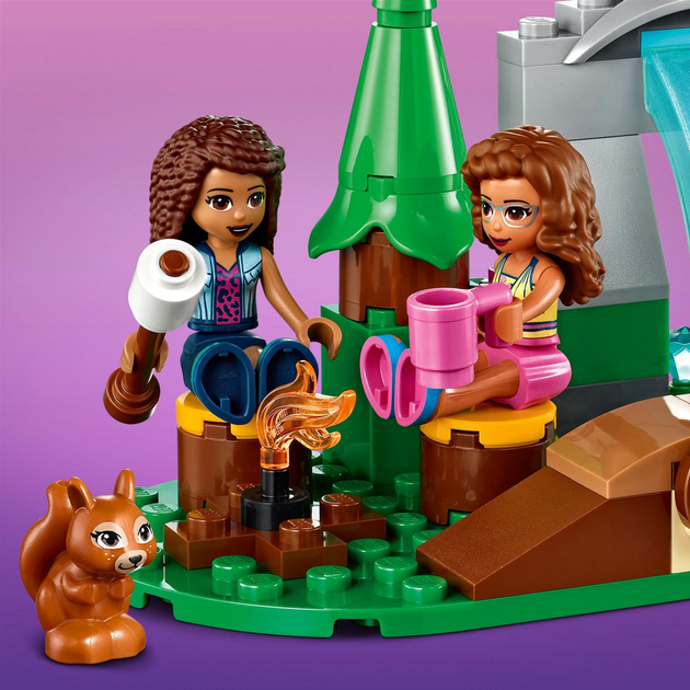 Zestaw klocków LEGO Friends Leśny wodospad 93 elementy (41677) - obraz 4