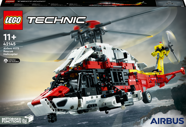 Zestaw klocków LEGO Technic Helikopter ratunkowy Airbus H175 2001 element (42145) - obraz 1