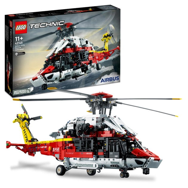 Zestaw klocków LEGO Technic Helikopter ratunkowy Airbus H175 2001 element (42145) - obraz 2