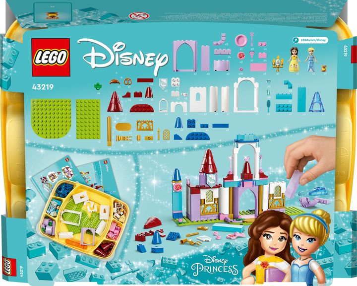Zestaw klocków LEGO Disney Princess Kreatywne zamki księżniczek Disneya 140 elementów (43219) - obraz 10