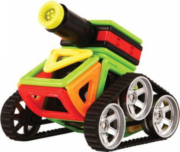 Klocki magnetyczne Magformers Mini Tank Set  27 elementów (707010) (8809465530907) - obraz 5