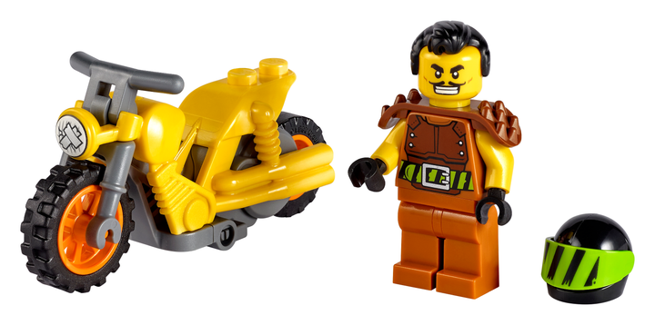 Zestaw klocków LEGO City Stuntz Demolka na motocyklu kaskaderskim 12 elementów (60297) - obraz 2