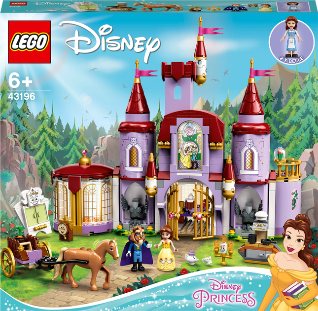 Zestaw klocków LEGO Disney Princess Zamek Belli i Bestii 505 elementów (43196) - obraz 1